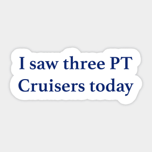 PT Cruisers Sticker